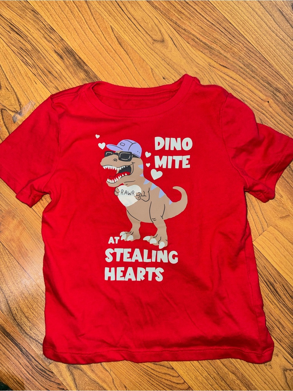 wonder nation Red Dino Mite Graphic Tee